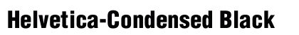 Helvetica-Condensed Black preview
