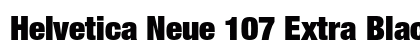 Helvetica Neue 107 Extra Black Condensed Preview