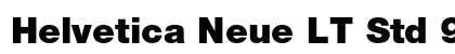 Helvetica Neue LT Std 95 Black preview