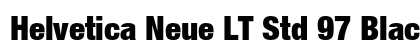 Helvetica Neue LT Std 97 Black Condensed Preview