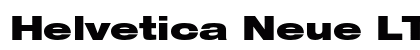 Helvetica Neue LT Std 93 Black Extended Preview