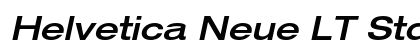 Helvetica Neue LT Std 63 Medium Extended Oblique Preview