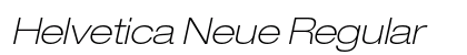 Helvetica Neue Regular Preview