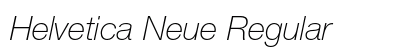 Helvetica Neue Regular Preview