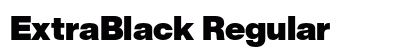ExtraBlack Regular preview