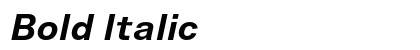 Bold Italic preview