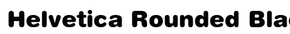 Helvetica Rounded Black preview