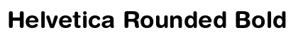 Helvetica Rounded Bold preview