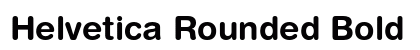 Helvetica Rounded Bold Preview
