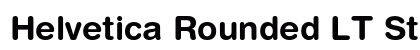 Helvetica Rounded LT Std Bold preview