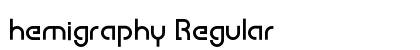 hemigraphy Regular preview