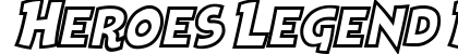 Heroes Legend Hollow Regular preview