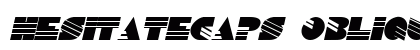 HesitateCaps Oblique preview