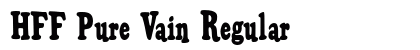 HFF Pure Vain Regular preview