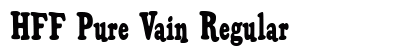 HFF Pure Vain Regular preview