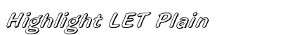 Highlight LET Plain preview