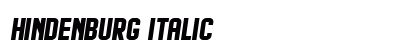 Hindenburg Italic Preview