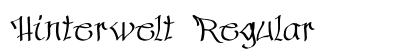Hinterwelt Regular preview