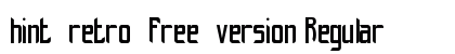 hint-retro_free-version Regular preview