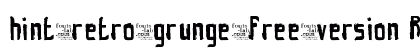 hint-retro-grunge_free-version Regular preview