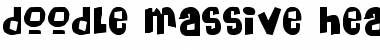 Doodle Massive Headache Regular Font