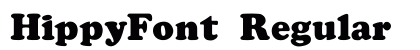 HippyFont Regular preview