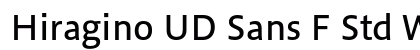 Hiragino UD Sans F Std W5 Preview