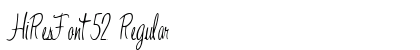 HiResFont52 Regular preview