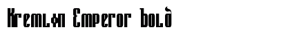 Kremlin Emperor Bold preview