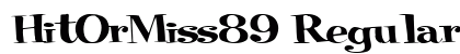 HitOrMiss89 Regular Preview