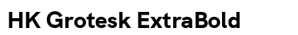 HK Grotesk ExtraBold Preview