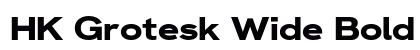 HK Grotesk Wide Bold preview