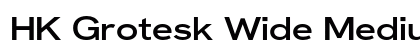 HK Grotesk Wide Medium preview