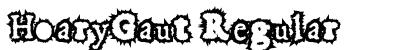 HoaryGaut Regular preview