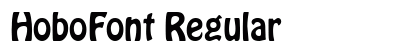 HoboFont Regular preview