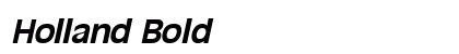 Holland Bold preview