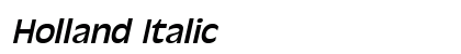 Holland Italic Preview