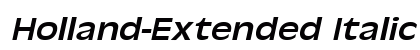 Holland-Extended Italic Preview