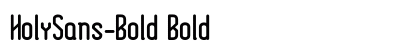 HolySans-Bold Bold preview
