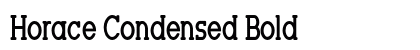 Horace Condensed Bold Preview