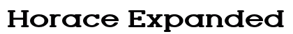 Horace Expanded Bold Preview