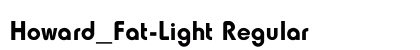 Howard_Fat-Light Regular preview