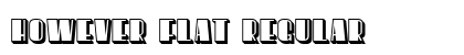 However Flat Regular preview