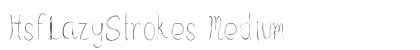 HsfLazyStrokes Medium preview