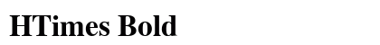 HTimes Bold preview