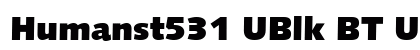 Humanst531 UBlk BT Ultra Black preview