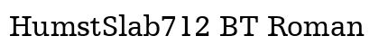 HumstSlab712 BT Roman Preview