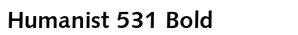 Humanist 531 Bold preview