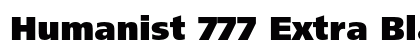 Humanist 777 Extra Black preview