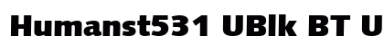 Humanst531 UBlk BT Ultra Black preview